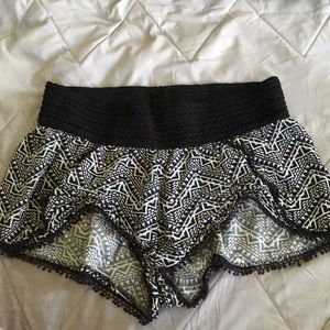 Tribal print shorts